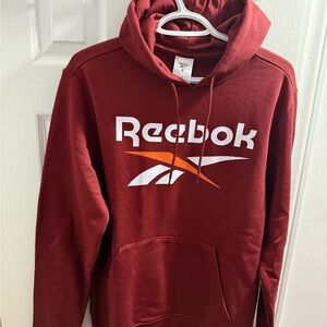 Reebok Men's Maroon Hoodie Sweater
